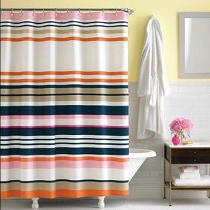 Kate Spade Candy Stripe Shower Curtain